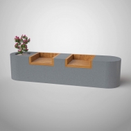 Скамья бетонная С-88