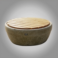 Скамья круглая из бетона С-45