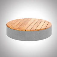 Скамья бетонная ШАЙБА большая С-144