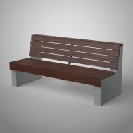 Скамья бетонная С-43