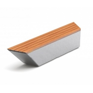 Скамья бетонная С-94-3 (Зигзаг)