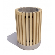 Урна с бетонным основанием СКВЕР У-21 М