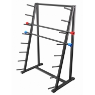 Стойка для бодибаров горизонтальная односторонняя, 8-уровневая (13.406)