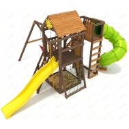 Детская площадка IgraGrad Панда Фани Gride с трубой 2,1м