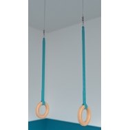 Кольца гимнастические d=165 мм с тросом (04.402.8 и 04.402.7​​)