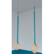 Кольца гимнастические d=180 мм с тросом (04.402.6, 04.402.5, 04.402.4)