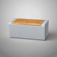 Скамья ОНДА бетонная С-66-100