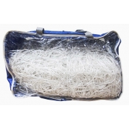 Сетка футбольная 7,5 х 2,5 м, нить D=2 мм, ячейка 14х14 см, капроновая (15.211-02)