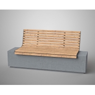 Скамья бетонная СКОЛКОВО С-56-200