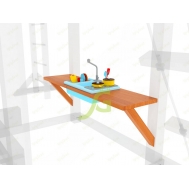 Дополнительный столик с детской игровой кухней IgraGrad, фото 1