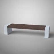 Скамья парковая бетонная Эраклея С-50