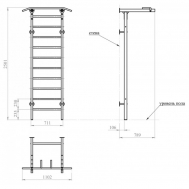 Индивидуальная шведская стенка, фото 1