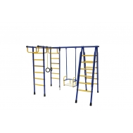 ДСК &quot;Лидер Д1-01&quot; (мет. качели) сине/жёлтый, фото 1
