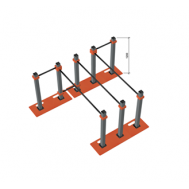 W-1.4. Комплект брусьев мобильный, фото 1