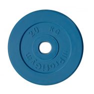 Диск обрезиненный &quot;ProfiGym&quot; d 51 мм синий 20,0 кг, фото 1