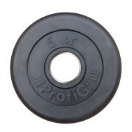 Диск обрезиненный &quot;ProfiGym&quot; d 51 мм чёрный 5,0 кг, фото 1