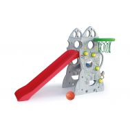 Горка &quot;Ракета + баскетбольное кольцо&quot; SL-18, фото 1