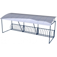 Модульная велопарковка с навесом Air Gym Stolz 3 модуля, фото 1