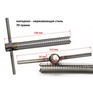 Ввертыш для палатки (неподвижная ручка,16х1,5х130 мм), фото 1