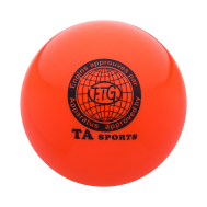 Мяч для художественной гимнастики RGB-101, 19 см, оранжевый, фото 1