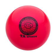 Мяч для художественной гимнастики RGB-101, 19 см, красный, фото 1