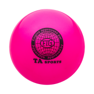 Мяч для художественной гимнастики RGB-101, 15 см, розовый, фото 1