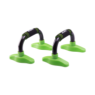 Упоры для отжиманий «Классические» BA-302, черные/зеленые, фото 1