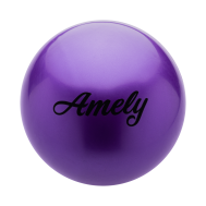 Мяч для художественной гимнастики AGB-101, 15 см, фиолетовый, фото 1