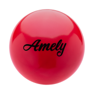 Мяч для художественной гимнастики AGB-101, 15 см, красный, фото 1