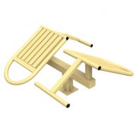 Уличный тренажер скамья для пресса двойная Air-Gym YT3, фото 1