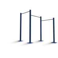 Турник трехуровневый Barbell, фото 1