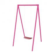 Детская площадка КАЧЕЛИ ОДНОМЕСТНЫЕ РОЗОВЫЕ, фото 1