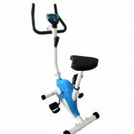 Велотренажер DFC VT-8013 белый/голубой, фото 1