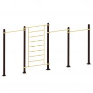 Комплекс трехуровневый турник+шведская стенка Air-Gym YSK35, фото 1