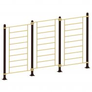 Трехсекционная прямая шведская стенка Air-Gym YSK47, фото 1