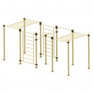 Спортивный комплекс турник + шведская стенка+ рукоход 021 Air-Gym YSK84, фото 1