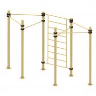 Шведская стенка с шестью турниками Air-Gym YSK97, фото 1