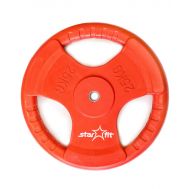 Диск обрезиненный STARFIT BB-201 25 кг, d=26 мм, стальная втулка, красный 1/1, фото 1