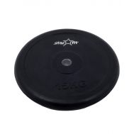 Диск обрезиненный STARFIT BB-202 15 кг, d=26 мм, стальная втулка, черный 1/1, фото 1