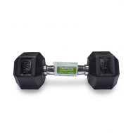 Гантель обрезиненная STARFIT DB-301  6 кг, черная 1/2, фото 1