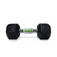 Гантель обрезиненная STARFIT DB-301  9 кг, черная 1/2, фото 1