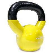 Гиря виниловая STARFIT DB-401  4 кг, желтая, фото 1