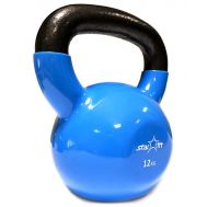 Гиря виниловая STARFIT DB-401 12 кг, синяя, фото 1