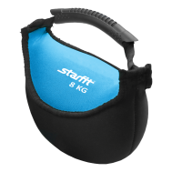 Гиря мягкая неопреновая STARFIT DB-601 8 кг, синяя, фото 1