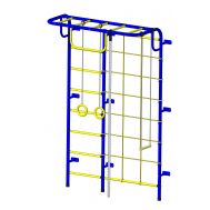 Детская шведская стенка Пионер С104М сине/жёлтый, фото 1