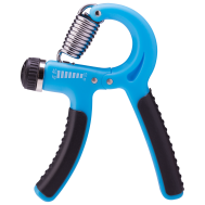 Эспандер кистевой пружинный ES-302, с регулировкой нагрузки, синий/черный, фото 1
