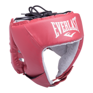 Шлем открытый USA Boxing 610200U, M, кожа, красный, фото 1