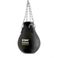 Груша боксерская Е522, кожзам, 12 кг, черный, фото 1