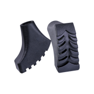 Комплект наконечников для скандинавских палок, 2 шт., чёрный, фото 1