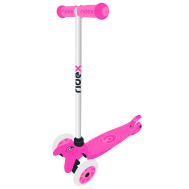Самокат 3-колесный Zippy 2.0 3D 120/80 мм, розовый, фото 1